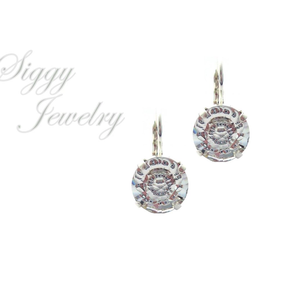 Swarovski Crystal Vision Drop Earrings, 12mm